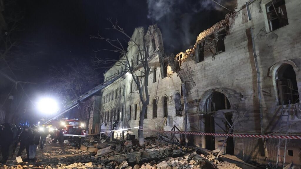 Russian missiles hit Ukrainian apartment buildings and injure 17 in latest strikes on civilian areas